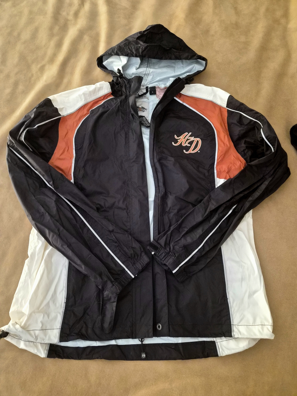 Harley-Davidson Black Rainsuit Set Size L, NEVER WORN - Picture 3 of 6